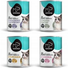 KOEMA Mousse for a cat Mix of flavors - wet...