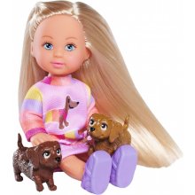 Simba Doll Evi Love walk with dogs