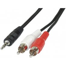 Techly goobay Cable 3.5mm -> 2xCinch 1,5m