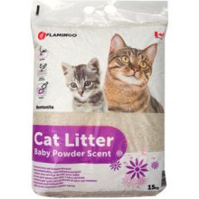 FLAMINGO Cat Litter Baby Powder 15kg