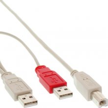 InLine USB 2.0 Y-Cable 2x Type A male...