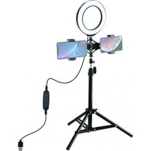 LED Ring Lamp 16cm With Desktop Tripod Mount...