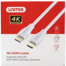 UNITEK HDMI Cable 2.0 4K 60Hz white;...