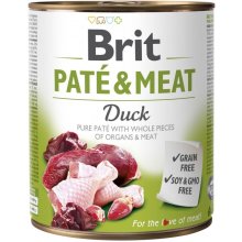 Brit Paté & Meat Duck - wet dog food - 800g