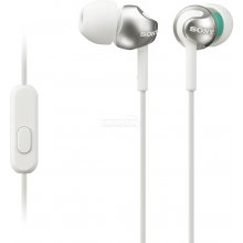 Sony Headphones, in-ear+mic. white