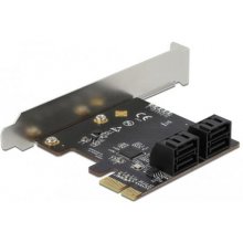 DELOCK 4 Port SATA PCI Express x1 Karte Low...