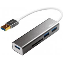 Logilink Hub USB 3.0 3-port with card reader