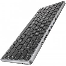 AXAGON HMC-KB keyboard USB-C 5Gbps with HUB...