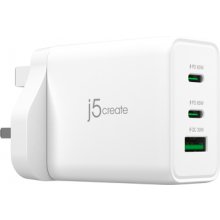 J5CREATE 65W GAN USB-C 3-PORT CHARGER UK...