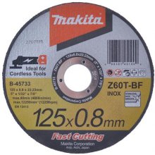 Makita B-45733 cutting disk 125x0,8mm INOX