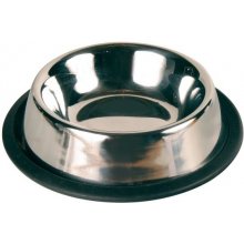 Trixie Stainl. steel bowl, w. rubber ring...