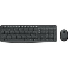 LOGITECH Wireless Keyboard+Mouse MK235 black...