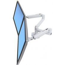 Ergotron LX DUAL SIDE-BY-SIDE ARM WHITE 27IN...