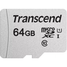 Mälukaart TRANSCEND microSDXC 300S-A 64GB...