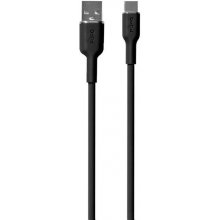 Puro Cable Soft USB/USB-C 1.5m, Black