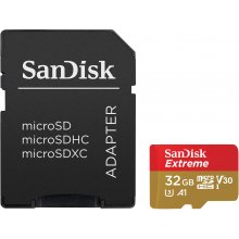Mälukaart SANDISK Extreme microSDHC 32GB for...