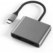 Adapter USB Type-C - 2x HDMI 4K