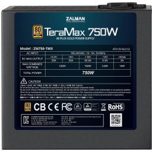 Toiteplokk Zalman TeraMax 750W 80+ Gold