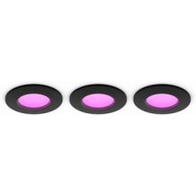 Philips Hue Slim Recessed Spot black 90mm...