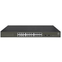 LevelOne Switch 24x GE GES-2126 2xGSFP 19...