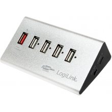 LOGILINK USB 2.0 HUB 4-port, Aluminium...