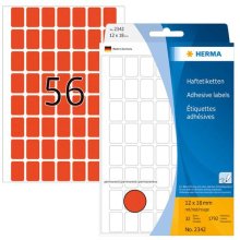 HERMA Vielzwecketiketten rot 12x18 mm Papier...