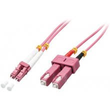 Lindy 46360 fibre optic cable 1 m LC SC OM4...