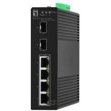 LevelOne Switch 6x GE IGS-2106P 2xSFP, 4xPoE...