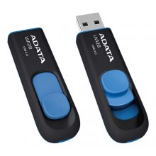 A-DATA USB 3.0 memory UV128 32GB, black/blue...