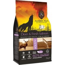 Ambrosia - Dog - Deer & Fresh Salmon - 2kg |...