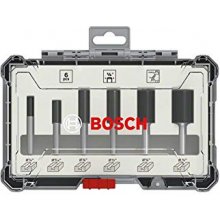 Bosch cutter set 6 pcs Straight 8mm shank -...