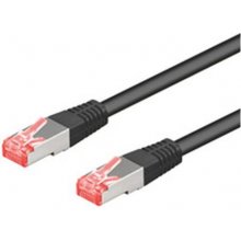 Goobay 93664 networking cable Black 0.5 m...
