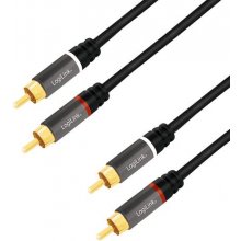 LOGILINK CA1207 audio cable 5 m 2 x RCA...