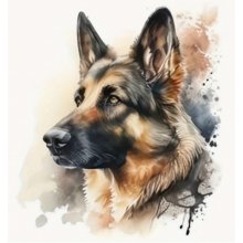 Norimpex Diamond Mosaic - Shepherd Dog