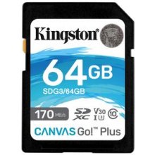 Kingston Technology 64GB SDXC Canvas Go Plus...