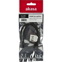 AKASA Cable 4-pin PWM, 0.1m, black...