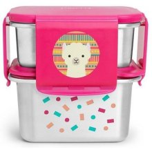 Skip Hop Zoo Stainless Steel Lunch Kit -...
