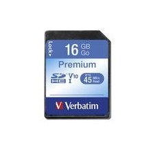 Флешка Verbatim Premium 16 GB SDHC Class 10
