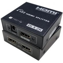 Techly IDATA HDMI-4K230 video splitter 2x...