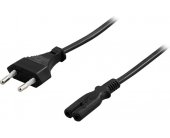 Deltaco Cable CEE 7/16 to straight IEC 60320...