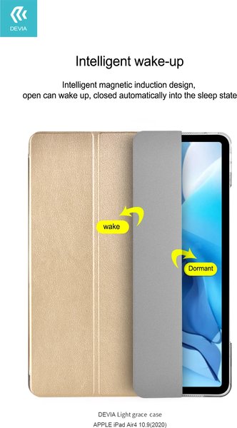 Devia Light grace case iPad Air4 10.9 champagne 102010605012 - 01.ee