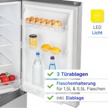 Холодильник Bomann KG 7352 ix-look