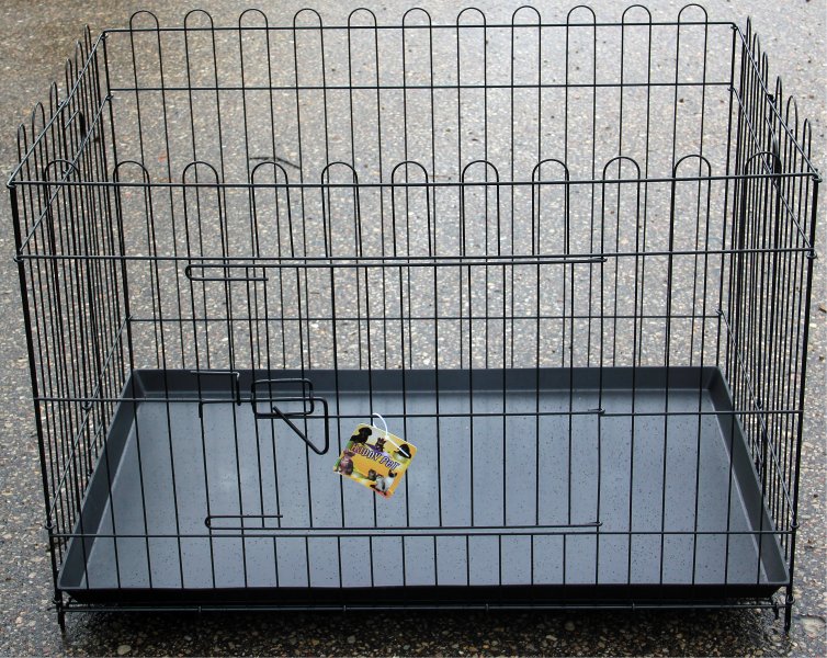 HIPPIE PET Cage for animal, 91x62x67 cm, black LEI4D-LA1 