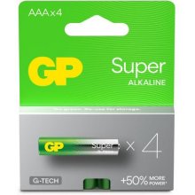 GP Batteries 1x4 GP Super Alkaline 1,5V AAA...