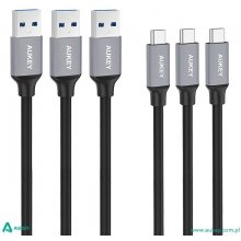 AUK CABLE USB-C TO USB3 CB-CMD1/1M 3PACK...