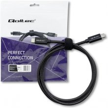 QOLTEC USB 2.0 type C cable USB 2.0 type C...