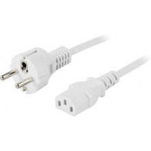 Deltaco DEL-109MV-50 power cable White 0.5 m...