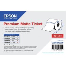 Epson Premium Matte Ticket - Roll: 80mm x...