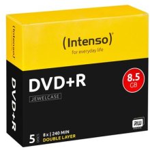 INTENSO DVD+R 8.5GB, DL, 8x DVD+R DL 5 pc(s)