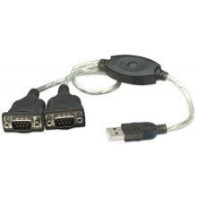 Manhattan USB-A to 2x Serial Ports Converter...